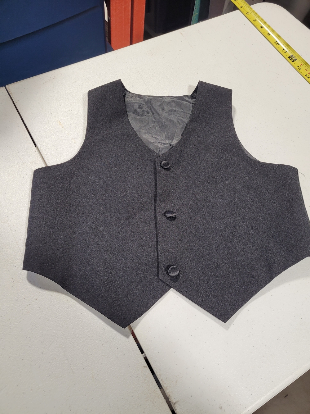 Classic Black Kids Dress Vest